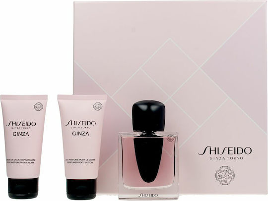 Shiseido Ginza Damen Set mit Eau de Parfum und Duschgel 3Stück
