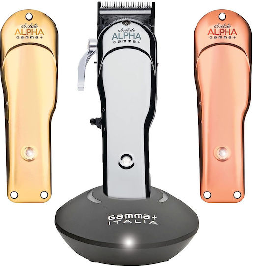 GammaPiu Absolut Alpha Rechargeable Hair Clipper Silver