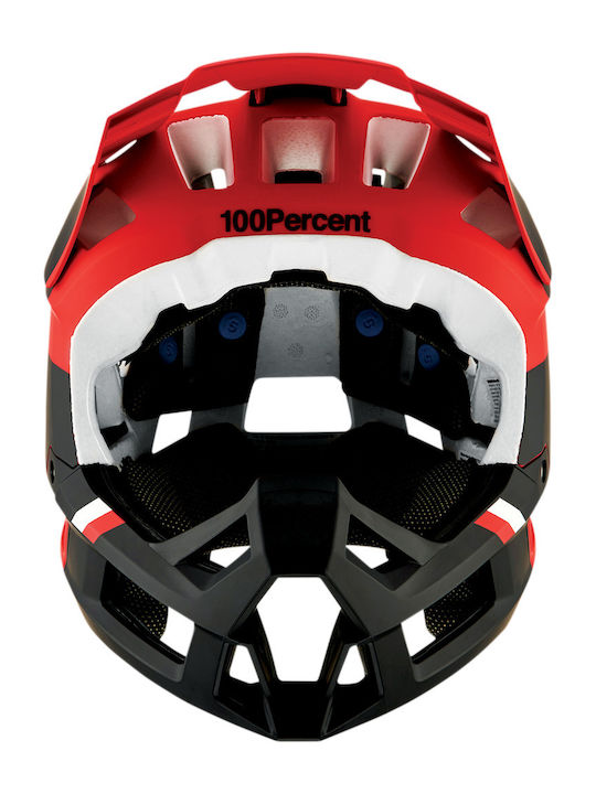 100% Trajecta Fahrradhelm Rot