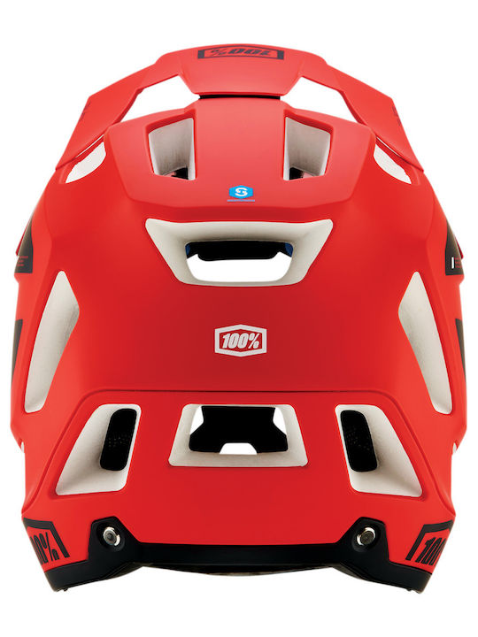 100% Trajecta Fahrradhelm Rot