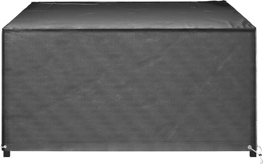 vidaXL Waterproof Dining Table Cover Black 240x180x80cm