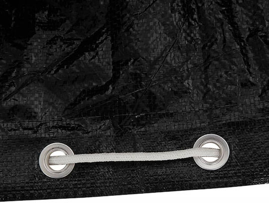 vidaXL Waterproof Dining Table Cover Black 240x180x80cm