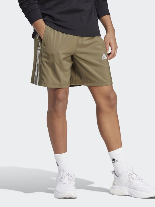 Adidas Essentials Chelsea 3-Stripes Men's Athletic Shorts Khaki