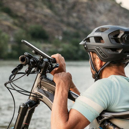 SP Connect Motorcycle Phone Mount with Clip for Steering Wheel