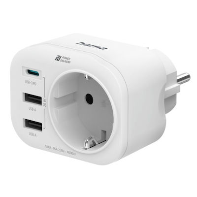 Ugreen Φορτιστής Χωρίς Καλώδιο με Θύρα USB-C 20W Power Delivery Λευκός (Nexode Mini)