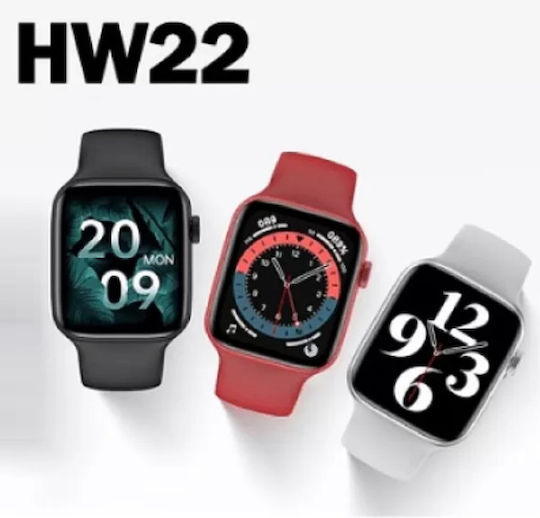 HW22 Pro 44mm Smartwatch (Κόκκινο)