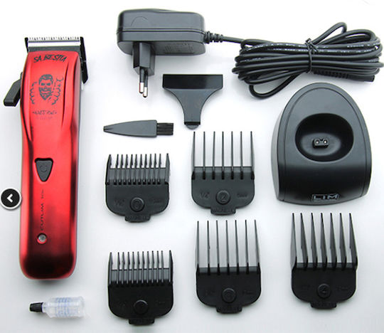 Lim Hair Cutlim 10K Sa Bestia Επαγγελματική Επαναφορτιζόμενη Κουρευτική Μηχανή Κόκκινη 210501