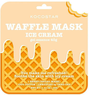 Kocostar Waffle Mask Ice Cream Μάσκα Προσώπου για Σύσφιξη 40gr