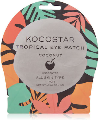 Kocostar Tropical Eye Patch Coconut Eyes Brightening / Firming Mask 3gr