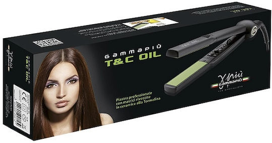 GammaPiu T+C OIL 580400 Πρέσα Μαλλιών με Κεραμικές Πλάκες