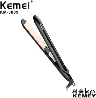 Kemei KM-8889 Hair Straightener with Ceramic Plates