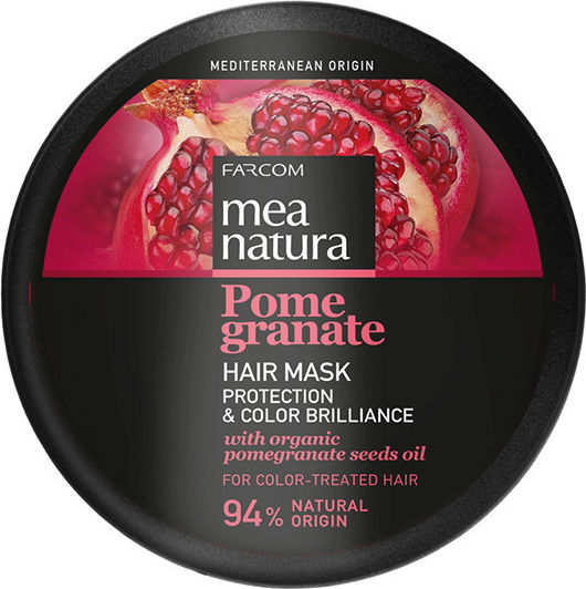 Farcom Mea Natura Pomegranate Hair Mask Color Brilliance Hair Mask for Color Protection 250ml