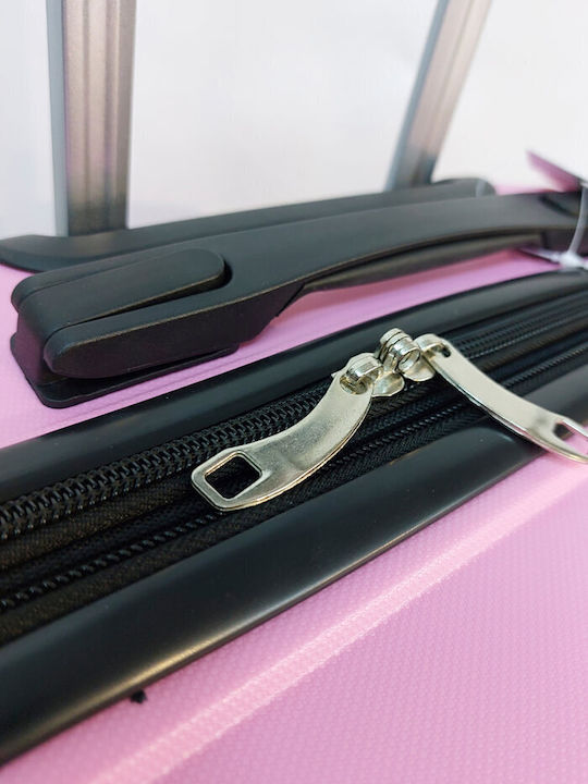 Diplomat Set The Seagull Collection Hard Pink Suitcases Max Height 66cm With 4 Wheels Set 2pcs