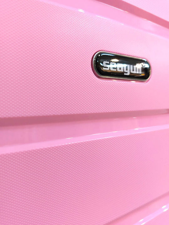 Diplomat Set The Seagull Collection Hard Pink Suitcases Max Height 66cm With 4 Wheels Set 2pcs
