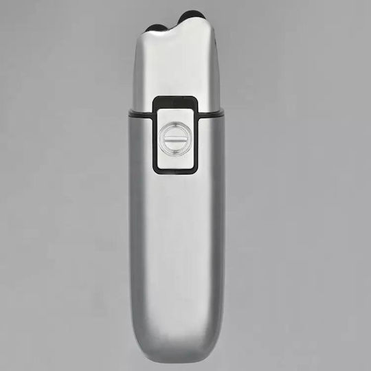Barber Icon Full Metal Zero Lithium Silver Foil Electric Shaver Face / Body Rechargeable