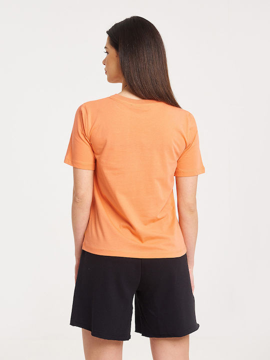 Zero Level Aiko Γυναικείο T-shirt Πορτοκαλί