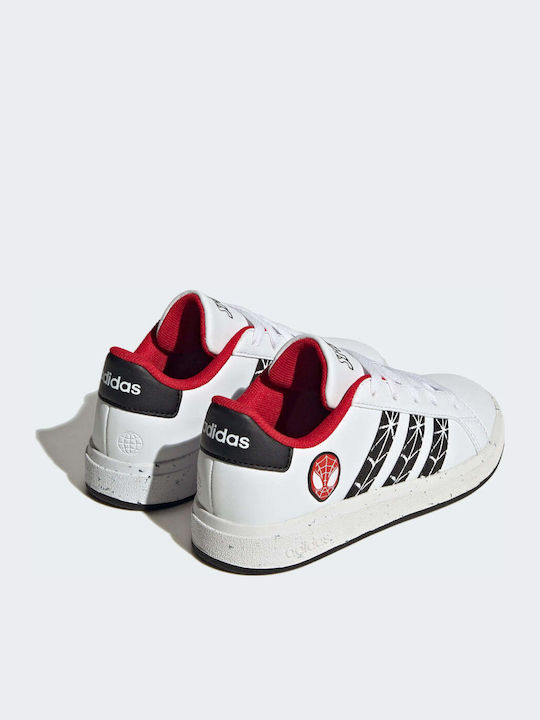 Grand Court Marvel Spider-Man Kinder Sneaker Cloud Weiß / Core Schwarz / Better Scarlet