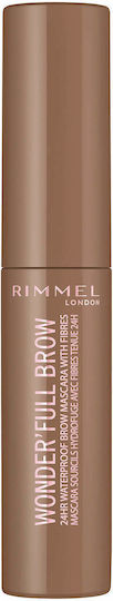 Rimmel Wonderfull 24 Hour Brow Mascara Impermeabil Pentru Sprâncene 001 Blond Deschis 4.5ml