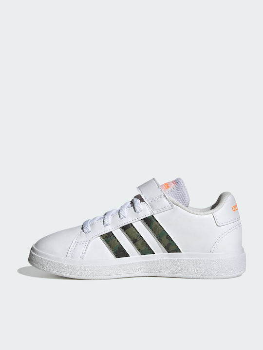 Grand Court GRAND COURT 2.0 Детски маратонки Low Cloud White / Screaming Orange