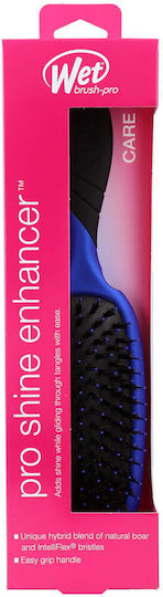 Wet Brush Pro Shine Enhancer Perie De Păr Albastru Regal