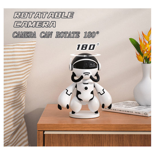 Factory Cameră Ascunsă WiFi Robot cu Slot pentru Card de Memorie