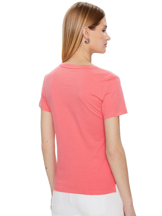 Guess Women's T-shirt Plastic Pink