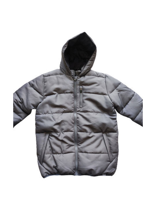 Jacke Everlast Bubble Jacket Kinder grau Farbe