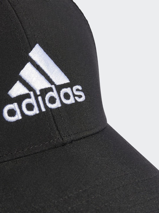 Adidas Embroidered Logo Lightweight Baseball Jockey Schwarz