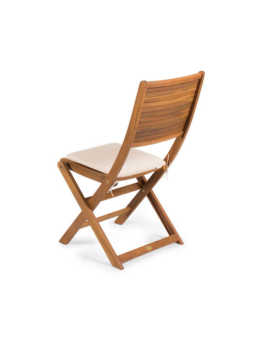 Fieldmann Gartenstuhlkissen Ecru 38,5x38,5cm