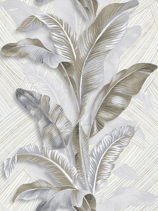 Wallpaper Moderna Vinyl Beige L1005xW106cm Washable