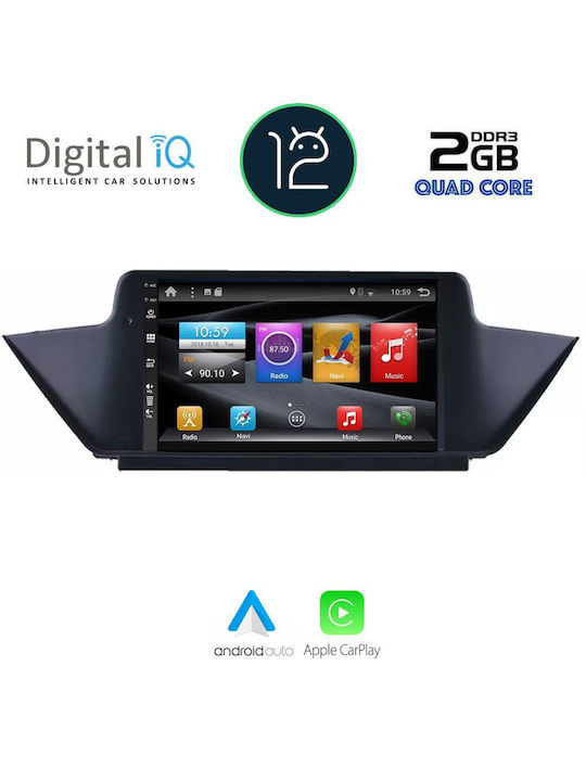 Digital IQ Автомобилна аудио система за BMW X1 / X1 (E84) 2009-2015 (Bluetooth/USB/WiFi/GPS/Apple CarPlay/Android Auto) с Touch Screen 10"