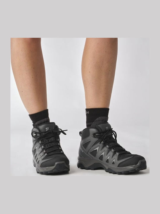 Salomon X Braze Mid GTX Γυναικεία Ορειβατικά Gore-Tex Μαύρα Salomon X Braze Mid GTX Γυναικεία Ορειβατικά Gore-Tex Μαύρα