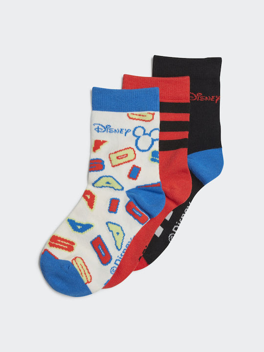 Adidas Boys 3 Pack Knee-High Sport Socks Multicolour