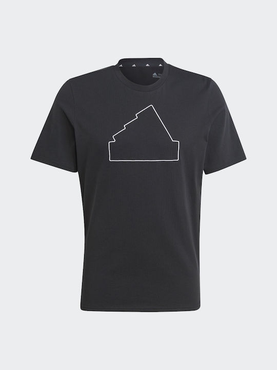 Adidas Future Icons Tee Ανδρικό Αθλητικό T-shirt Κοντομάνικο Μαύρο