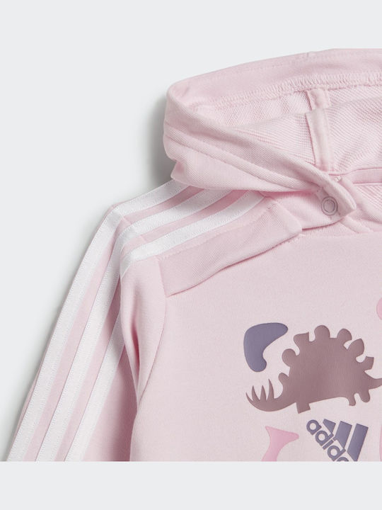 Kids Sweatpants Set Pink 2pcs