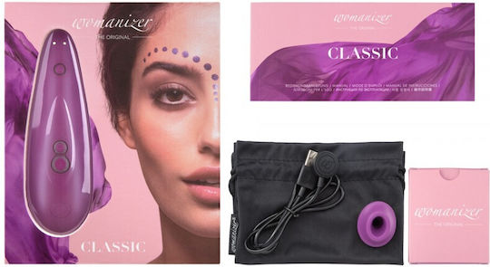 Womanizer Classic Stimulating Аспиратор Вагина с вибрация Purple 1бр