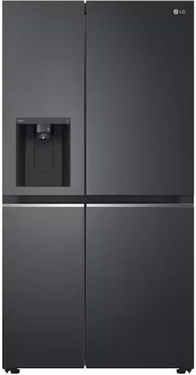 LG Ψυγείο Ντουλάπα 635lt Total NoFrost Υ179xΠ91.3xΒ73.5εκ. Μαύρο GSLV71MCTD