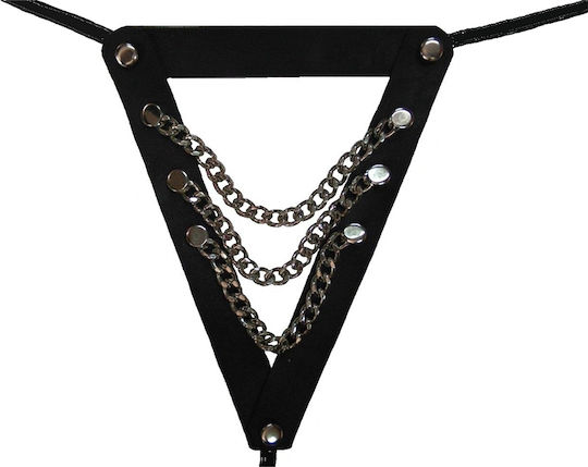 Kinksters Set Ansamblu De Femei Cu Topaki & String Negru