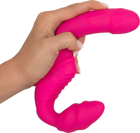 You2Toys Strapless Strap On με Dildo με Δόνηση σε Ροζ Χρώμα
