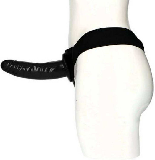 Chisa Novelties Harness με Dildo 19cm σε Μαύρο Χρώμα