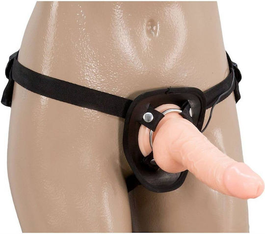 Excellent Power Excellent Power Industrial Gurtzeug mit Dildo 17cm in Schwarz Farbe