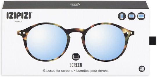 Izipizi Screen D Acetate Blue Light Blocking Glasses Tortoise