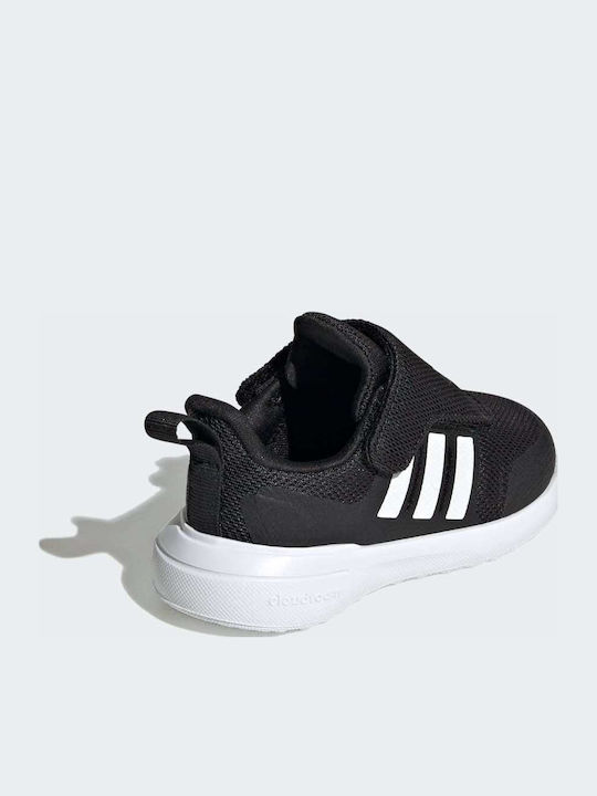 Fortarun 2.0 Kids Sports Shoes Running with Hoop & Loop Closure Black
