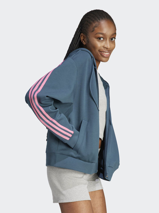 Adidas Future Icons Jachetă Hanorac pentru Femei Cu glugă Arctic Night