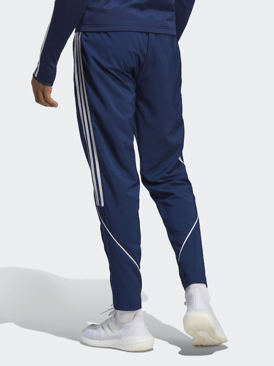 Adidas Tiro 23 League Woven Men's Sweatpants with Rubber Navy Blue