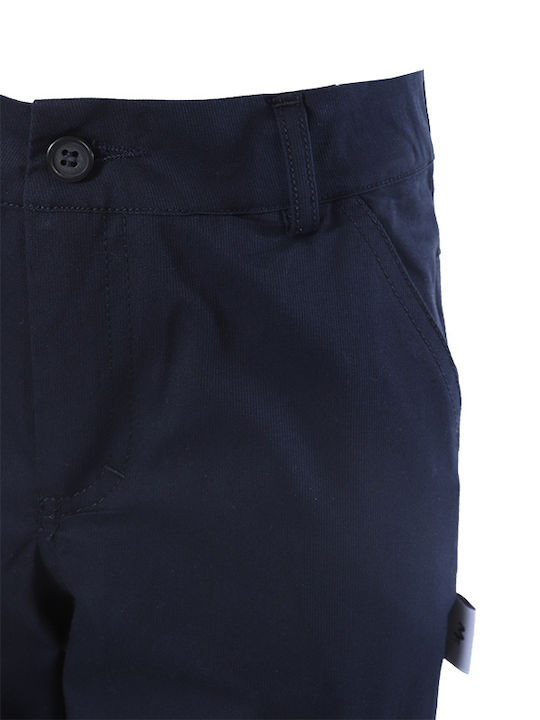 Matoufrance Boys Fabric Cargo Trouser Navy Blue