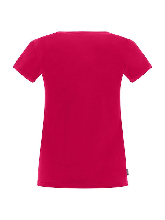 Freddy Damen Sportlich T-shirt Rot