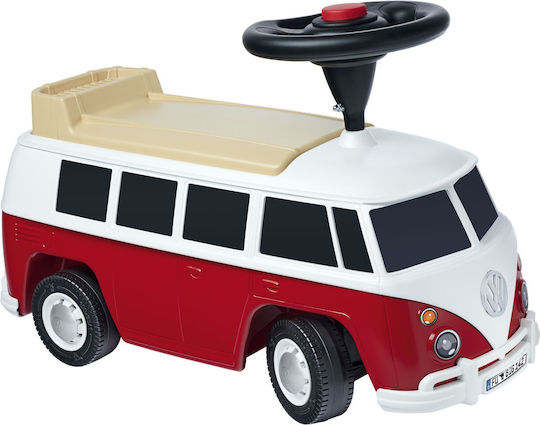 Big VW T1 Количка Езда На За 3+ Месеца Червена