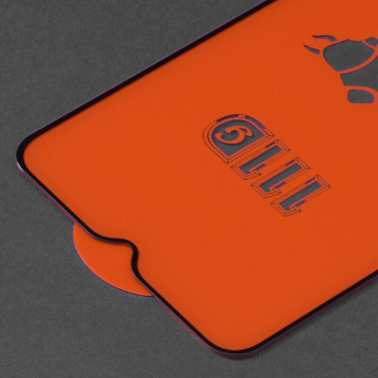 Techsuit 0.33mm Vollkleber Vollflächig gehärtetes Glas Schwarz (Galaxy A14)