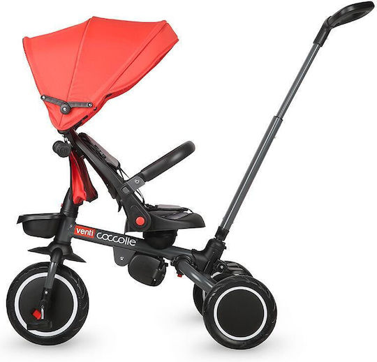 Coccolle Venti Convertible with Parental Handle for 12 Months Chili Pepper